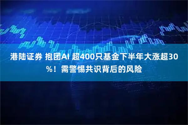 港陆证券 抱团AI 超400只基金下半年大涨超30%！需警惕共识背后的风险